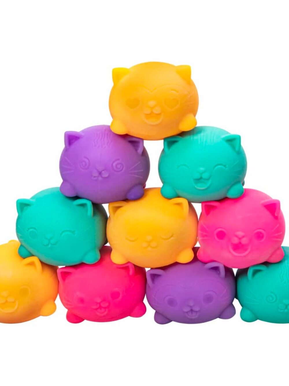 NeeDoh Teenie Cool Cats | Mini Cat Sensory Squish 3-Pack - Sealed in BOX! - Picture 2 of 6